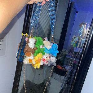 Custom animal plushy purse